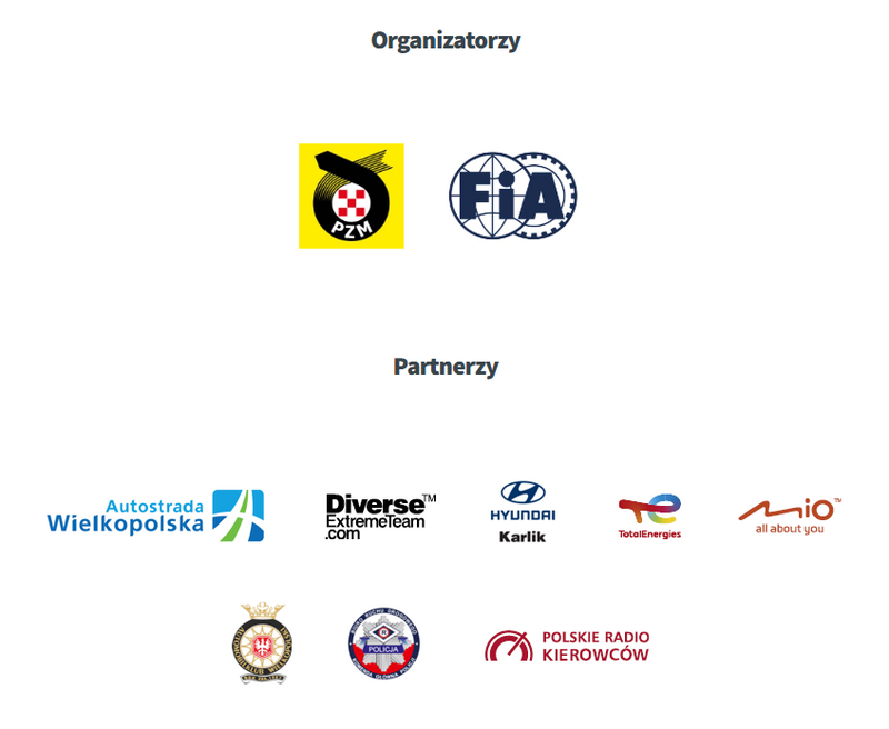 Organizatorzy, Partnerzy, logotypy